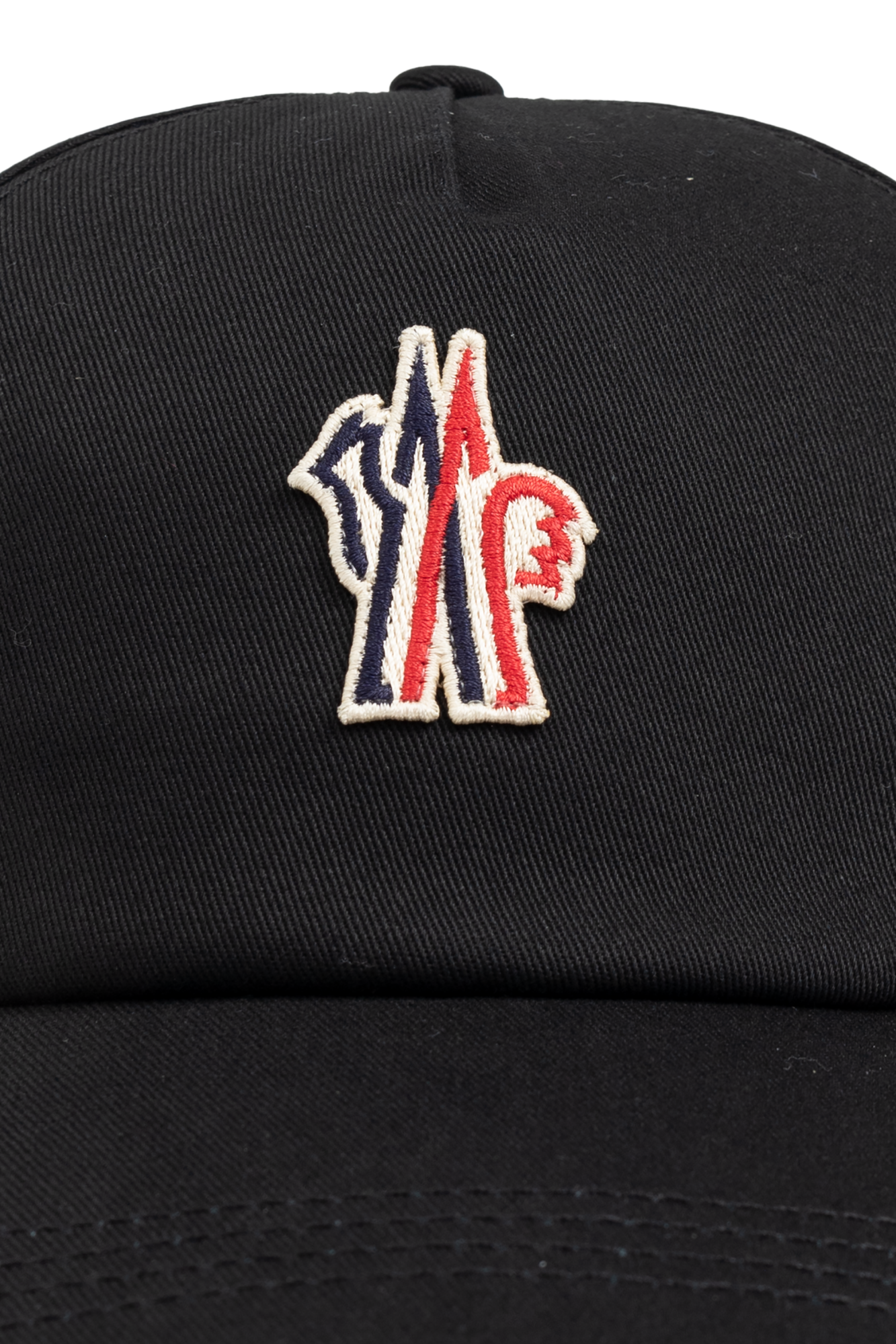 【送料&関税込】Moncler Grenoble Cotton Baseball Hat With Lo Black Cap Moncler Grenoble - Vitkac AS